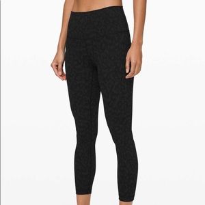 Lululemon Wunder Under HR Tight 25” - Camo Multi